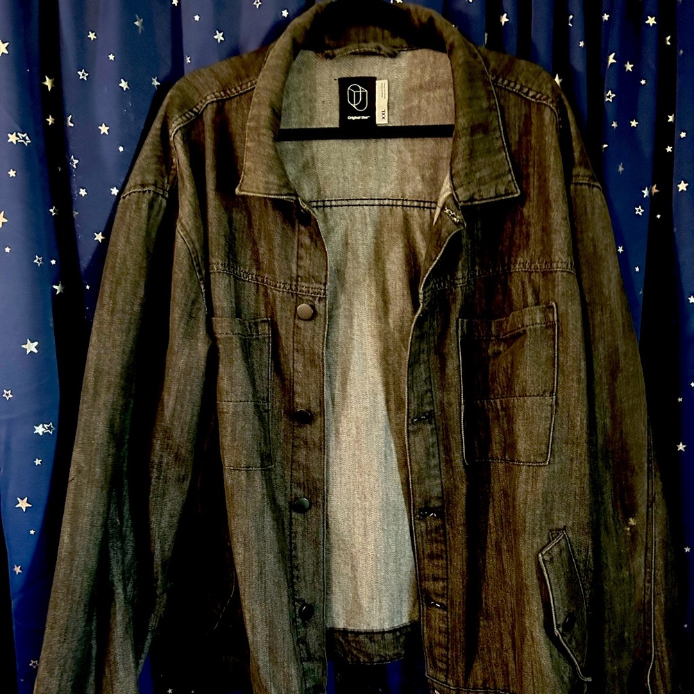 XXL Black Denim Jacket